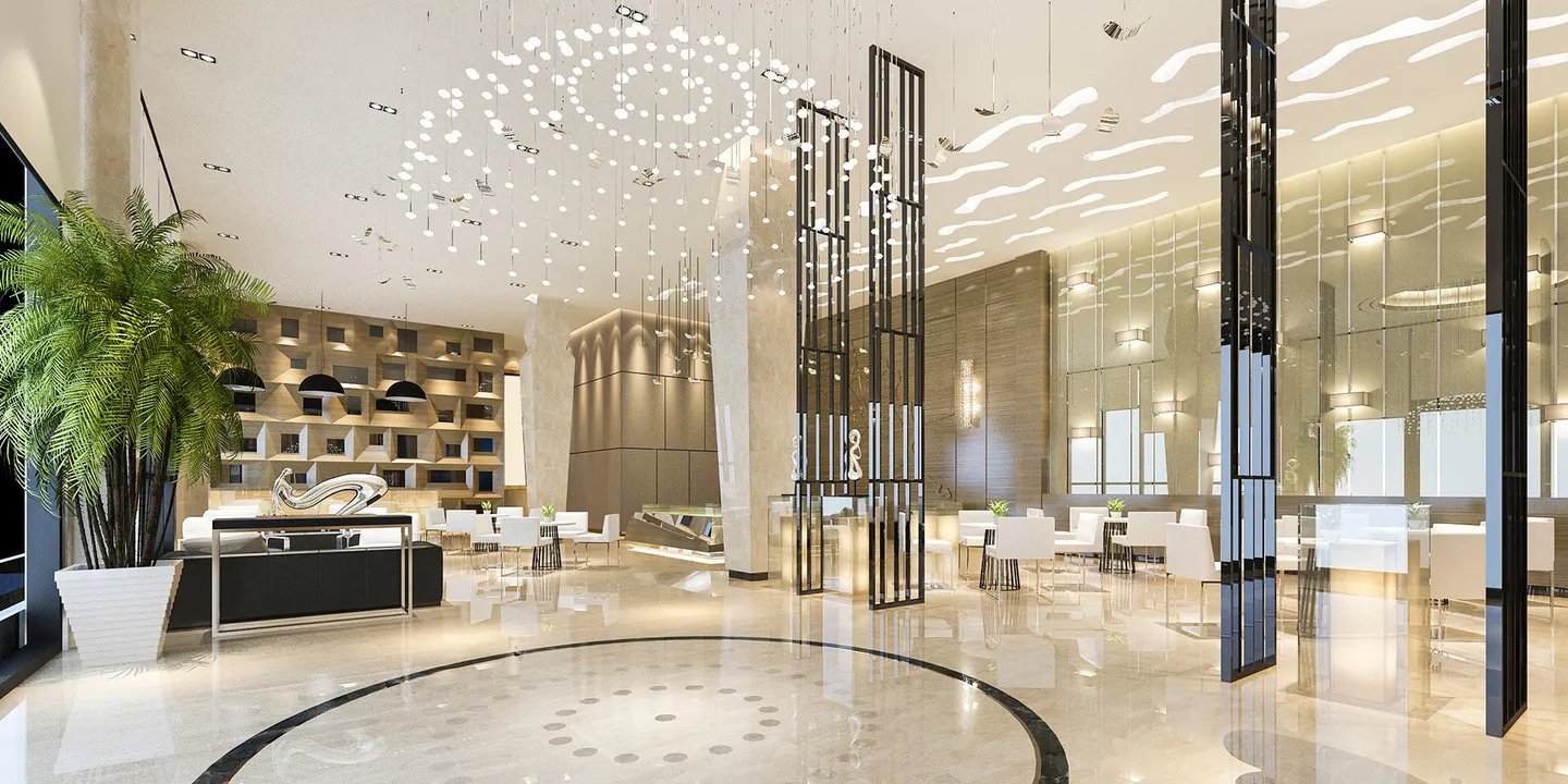 擴香設備應用於飯店大廳